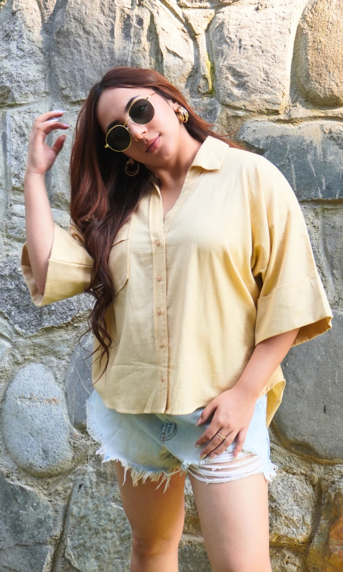Lemon Cotton Shirt - Image 3